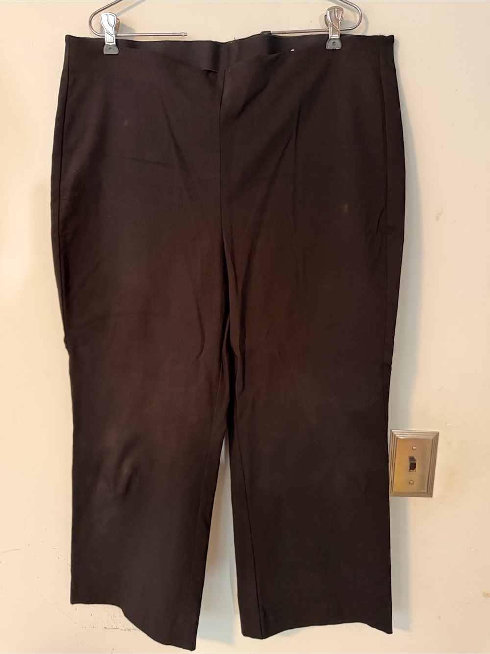 Chico’s So Slimming Brigitte Crop Pants Black 2.5R (14R) Pull-On  NWOT